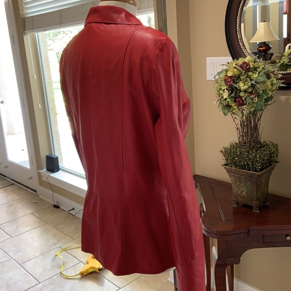 Lafayette 148 NY Lambskin Leather Jacket - Picture 12 of 16